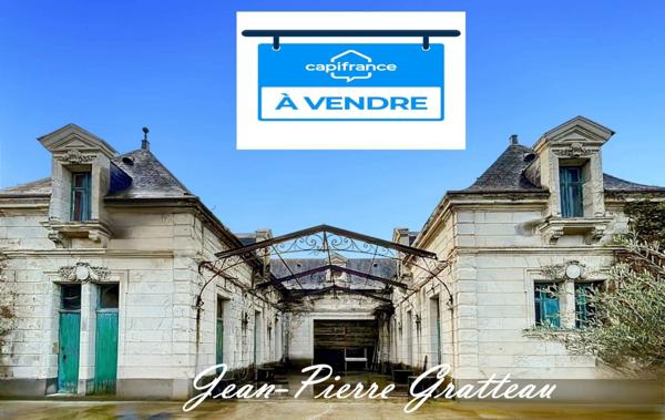 Dpt Vienne (86), à vendre CHATELLERAULT propriete P10 de 350 m² - Terrain de 1 516,00 m²