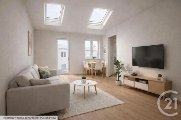 Appartement Duplex à vendre  2 pièces - 42,14 m 2   FONTAINEBLEAU  - 77