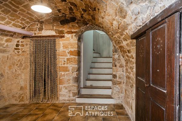 Maison de village en pierre – jardin privatif et toit-terrasse