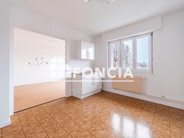 À vendre Appartement 4 pièces 79.66 m² - Mulhouse 68200