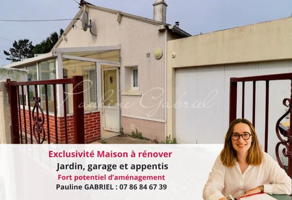 Une maison à réinventer sur Dollemard au Havre avec jardin et garage, au calme