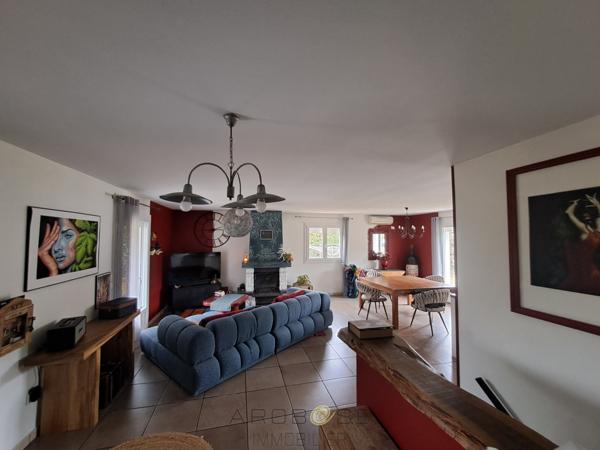 Maison de charme avec jardin, à pied des commerces, avec un espace pro.