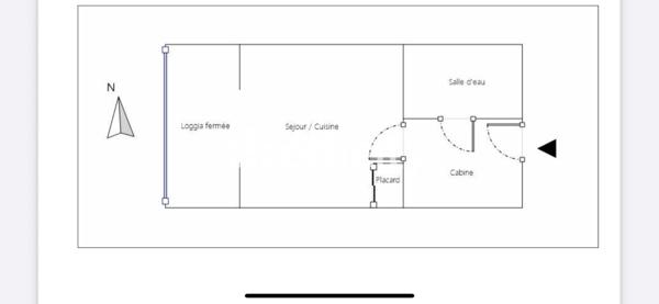 Appartement 1 pièce - 23 m² Exclusivité efficity