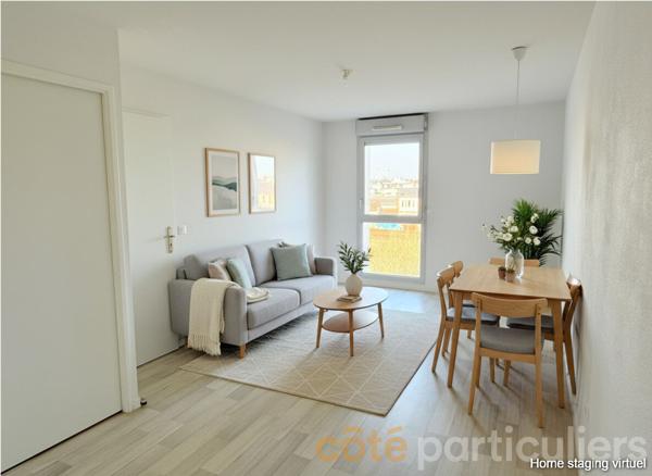 Vente Appartement40,12 m² - 2 Pièces - TOURS (37000)