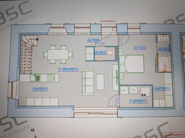 Maison à Dol-de-Bretagne, 35120 - 5 pièces 116m²