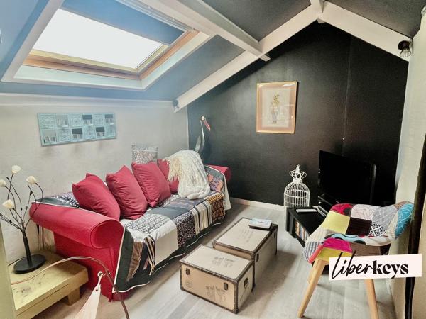T4 duplex 80m² au dernier étage avec terrasse plein Sud Caen cinéma Lux