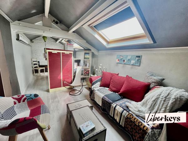 T4 duplex 80m² au dernier étage avec terrasse plein Sud Caen cinéma Lux