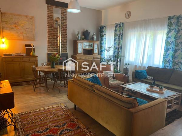 MAISON DE MAITRE SEMI PLAIN PIED 4 CHAMBRES DONT 1 AU RDC