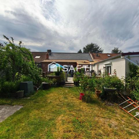 Maison familiale rénovée avec jardin sans vis-à-vis à Mazingarbe