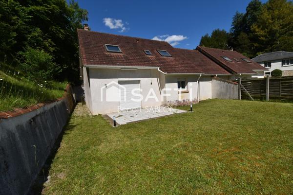 Maison 102m², 4 chambres, jardin, garage, grenier
