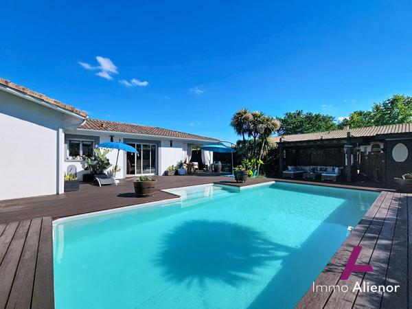 Votre havre de paix moderne, sans travaux, avec piscine et pergola
