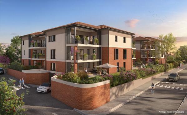 L'Isle-Jourdain, appartement T4 neuf en duplex avec terrasse et parking