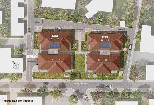 L'Isle-Jourdain, appartement T4 neuf en duplex avec terrasse et parking