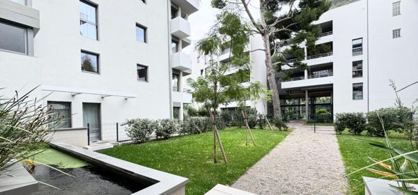 Prado-Parc borely/plages, résidence de standing, T2 refait à neuf, terrasse et jardin 30 m2, 13008 MARSEILLE