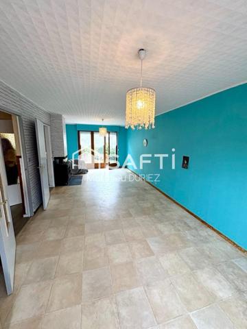 Maison semi-individuelle 105 m² avec jardin garage
