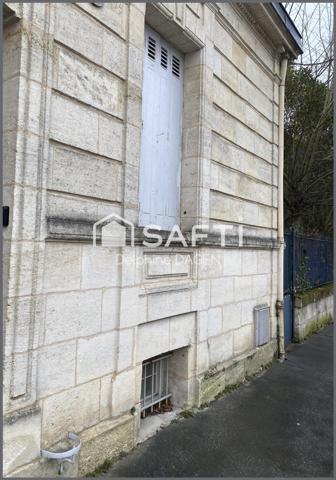 St Augustin échoppe double de 106 m² à rénover