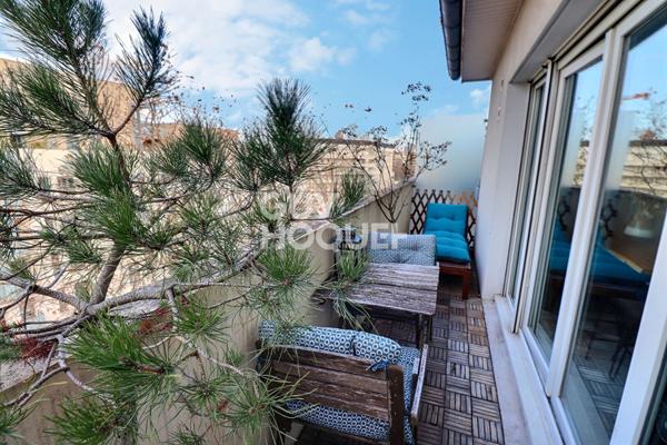 T3 dernier étage avec terrasse secteur Jean Macé