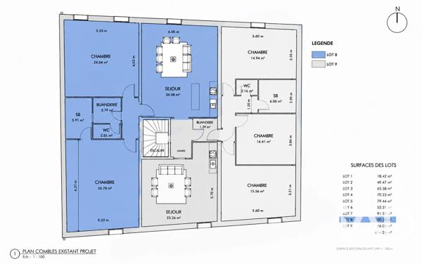 Appartement à vendre 3 pièces 100 m² Novéant-sur-Moselle