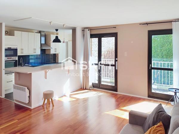 Appartement 4 pièces avec balcons, ascenseur et parking – Gagny Centre