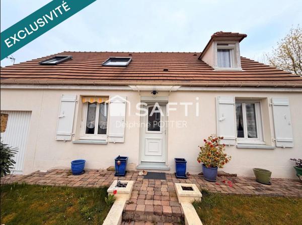 Maison 117m2, 3 chambres, dressings, piscine couverte