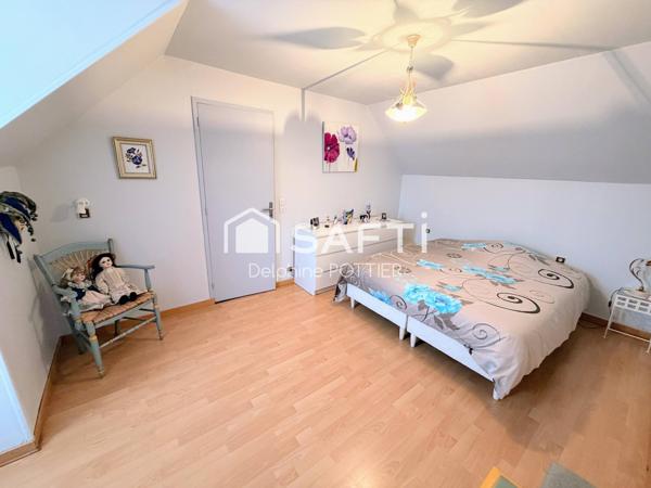 Maison 117m2, 3 chambres, dressings, piscine couverte