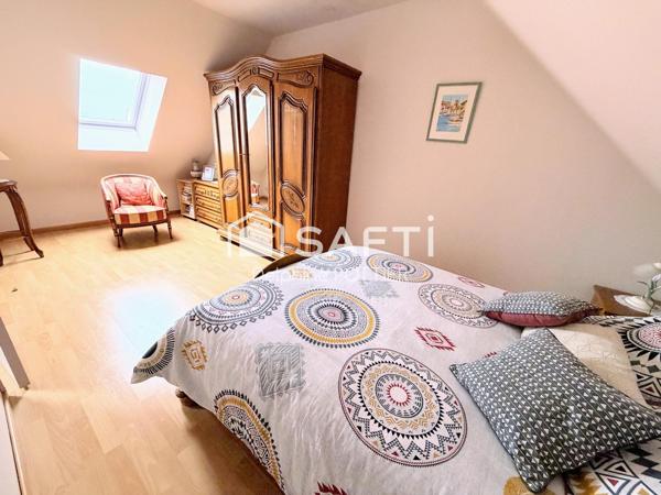 Maison 117m2, 3 chambres, dressings, piscine couverte