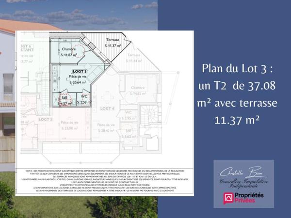 Appartement Jard-sur-mer 2 pièces 37.08 m2 -  à 300m de l'Océan, Piscine & Tennis