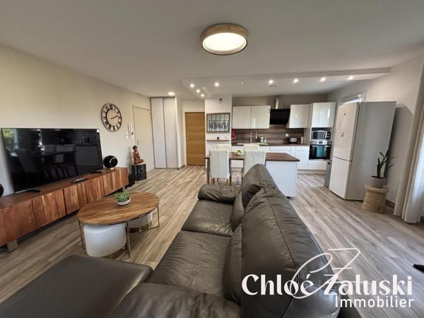 Appartement T3, dernier étage avec garage