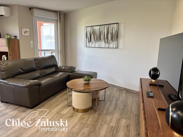 Appartement T3, dernier étage avec garage