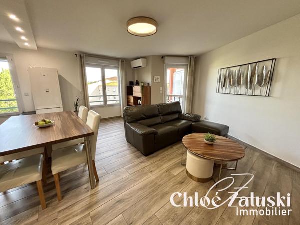 Appartement T3, dernier étage avec garage