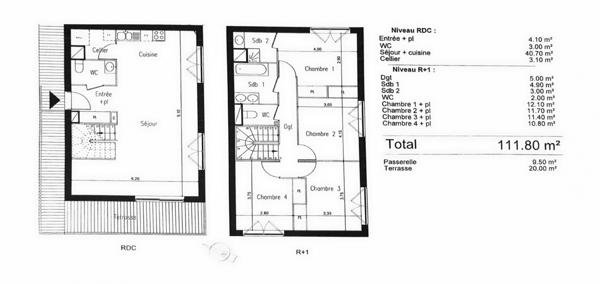 Maison à vendre 5 pièces 112 m² Beauzelle