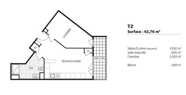 DOURDAN - Appartement F2 dans une résidence neuve !