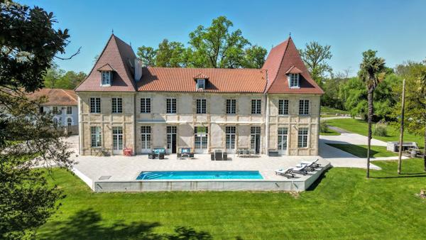 Château Restauré Haut de Gamme Vue Panoramique Exceptionnelle À 25 min de Soorts-Hossegor et 10 min de Dax Soorts hossegor