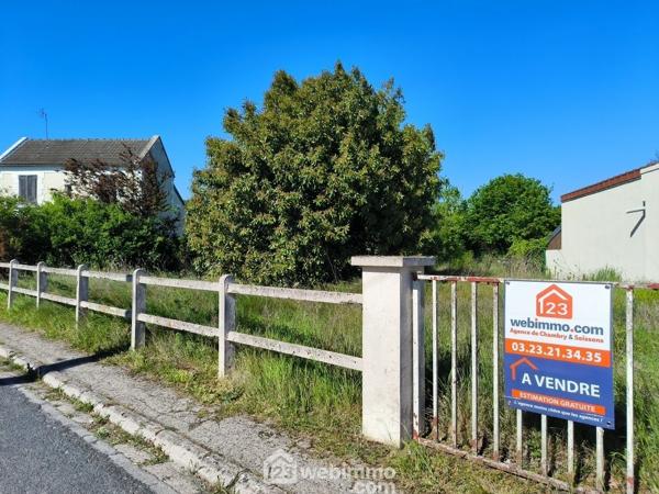 Terrain à bâtir 1157 m² à VAILLY SUR AISNE 02370