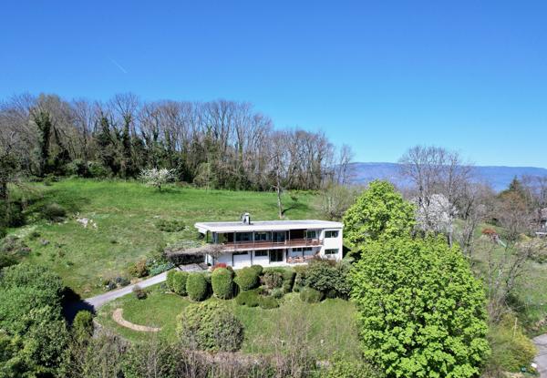 Barberaz (73000) Cadre de vie unique pour cette maison d’architecte avec vue panoramique exceptionnelle - à 5 mn de Chambéry