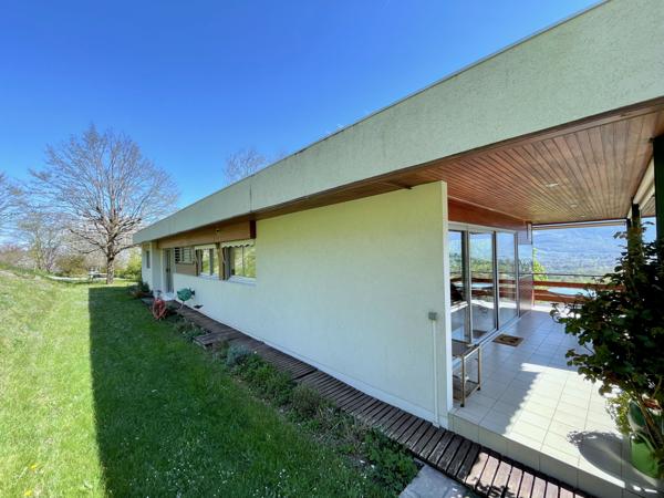 Barberaz (73000) Cadre de vie unique pour cette maison d’architecte avec vue panoramique exceptionnelle - à 5 mn de Chambéry