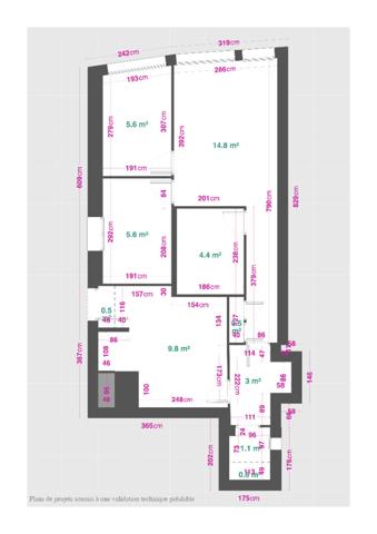 Cession de bail centre-ville de Saint Jean De Luz 45 m2