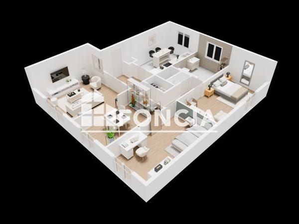 À vendre Appartement 4 pièces 88 m² - Orléans 45000