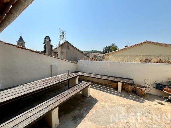 Maison 3 suites 105 m² avec grande terrasse, vue dégagée, à vendre Rouffiac-d'Aude