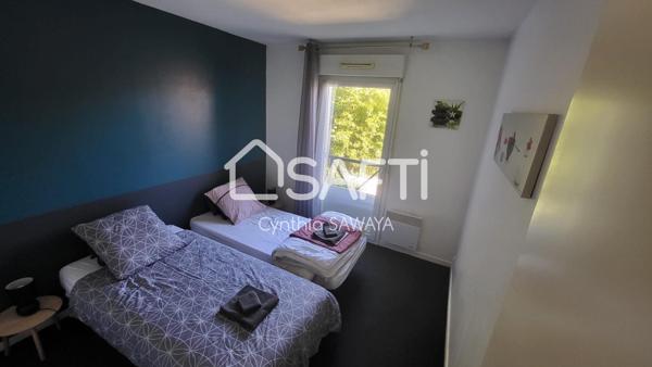 Grand T3 lumineux + balcon + parking