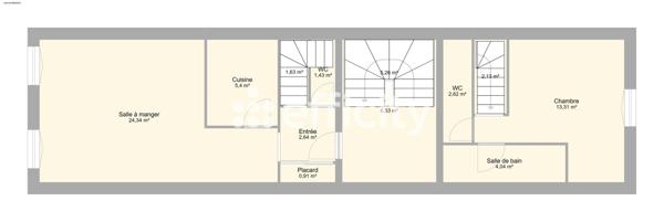 Immeuble
         12 pièces
        - 188 m² 96 000 € *