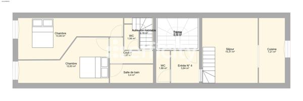Immeuble
         12 pièces
        - 188 m² 96 000 € *