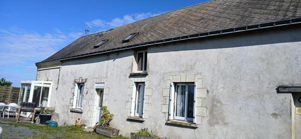 ancien corps de ferme en partie restauré