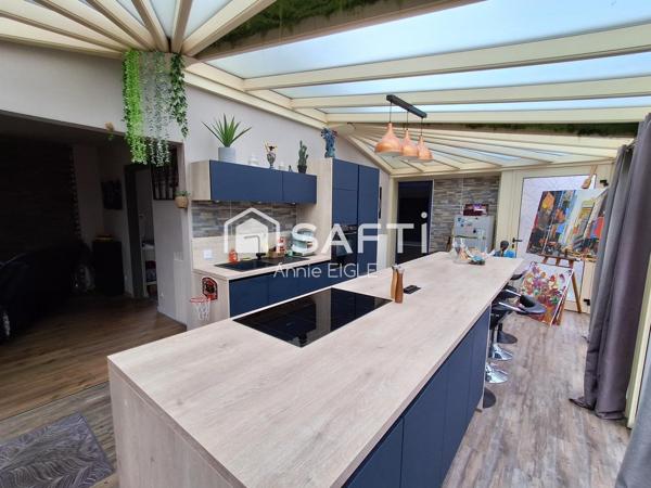 Maison en plain pied avec 3 chambres et 2 salles de bain