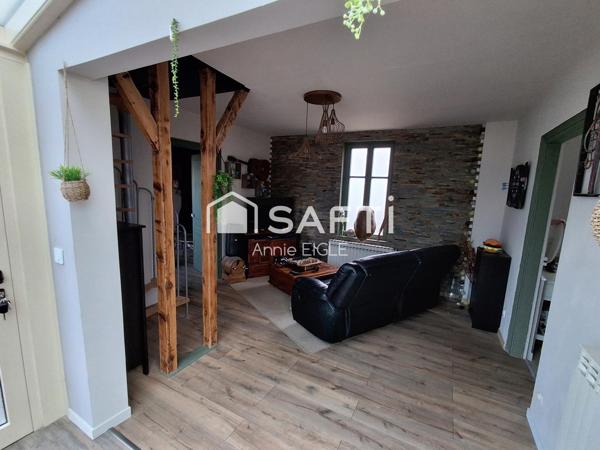 Maison en plain pied avec 3 chambres et 2 salles de bain