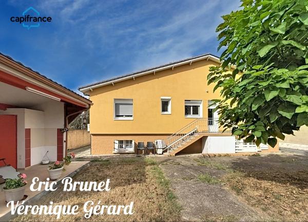 EN EXCLUSIVITE à PRIGONRIEUX Maison de 116 M² 4 chambres, Sous-Sol et Garages.
