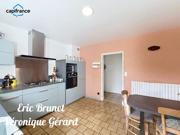 EN EXCLUSIVITE à PRIGONRIEUX Maison de 116 M² 4 chambres, Sous-Sol et Garages.