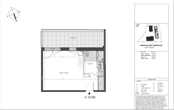 Vente en VEFA - Studio dans programme neuf livrable 2ème trimestre 2027. Ascenseur, terrasse et parking en sous-sol