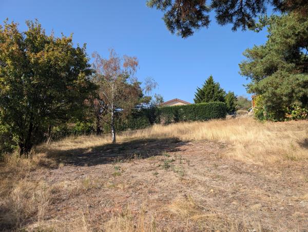 Terrain constructible 900 m² arboré avec vue – proche Montbrison