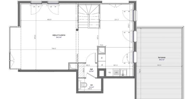 DUPLEX AVEC TERRASSE – SURESNES